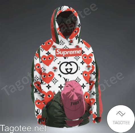 bape supreme gucci louis vuitton|supreme x Louis Vuitton hoodie.